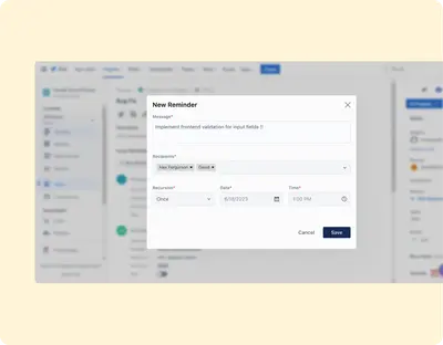 Z-Reminders for Atlassian — screenshot
