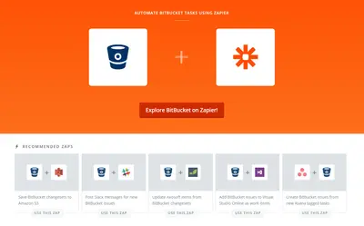 Zapier Integration for Bitbucket for Atlassian — screenshot