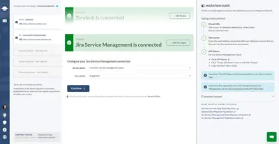 Zendesk to Jira AI-ready migration for Atlassian — screenshot