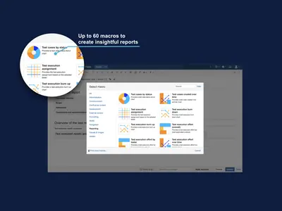 Zephyr Reporting for Confluence for Atlassian — screenshot