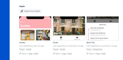 Zeplin for Jira for Atlassian — screenshot