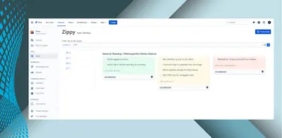 Zippy AI Risks, Monitor Issue Health/Blockers, Agile Standup for Atlassian — screenshot