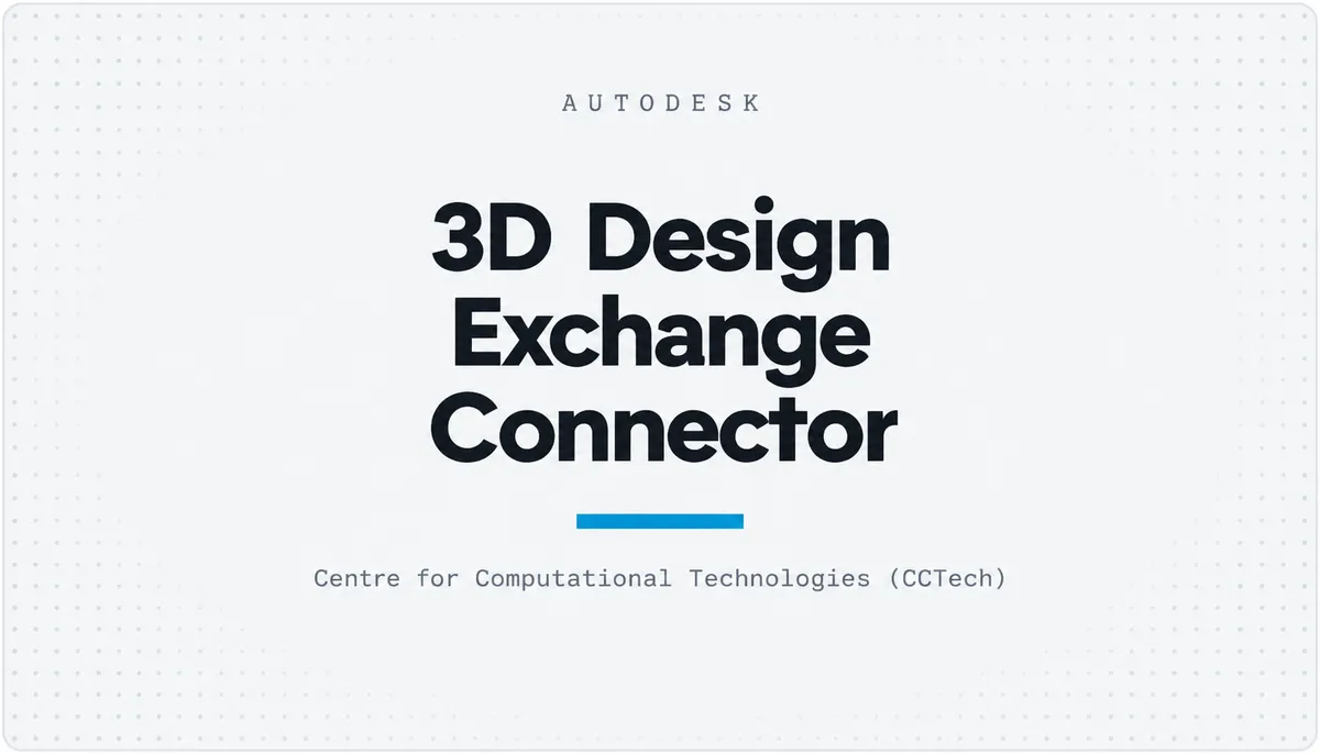 3D Design Exchange Connector — cover image