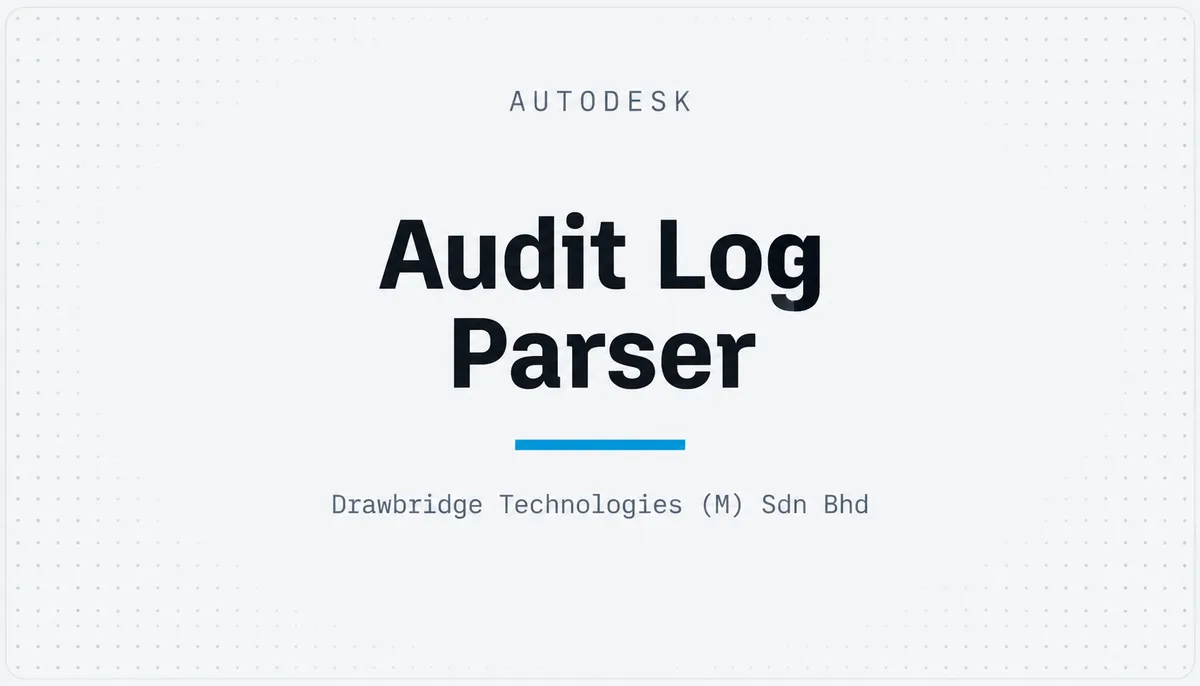 Audit Log Parser — cover image