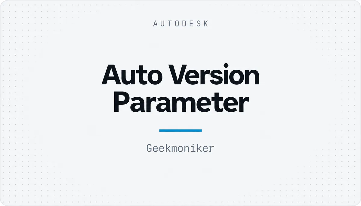 Auto Version Parameter — cover image