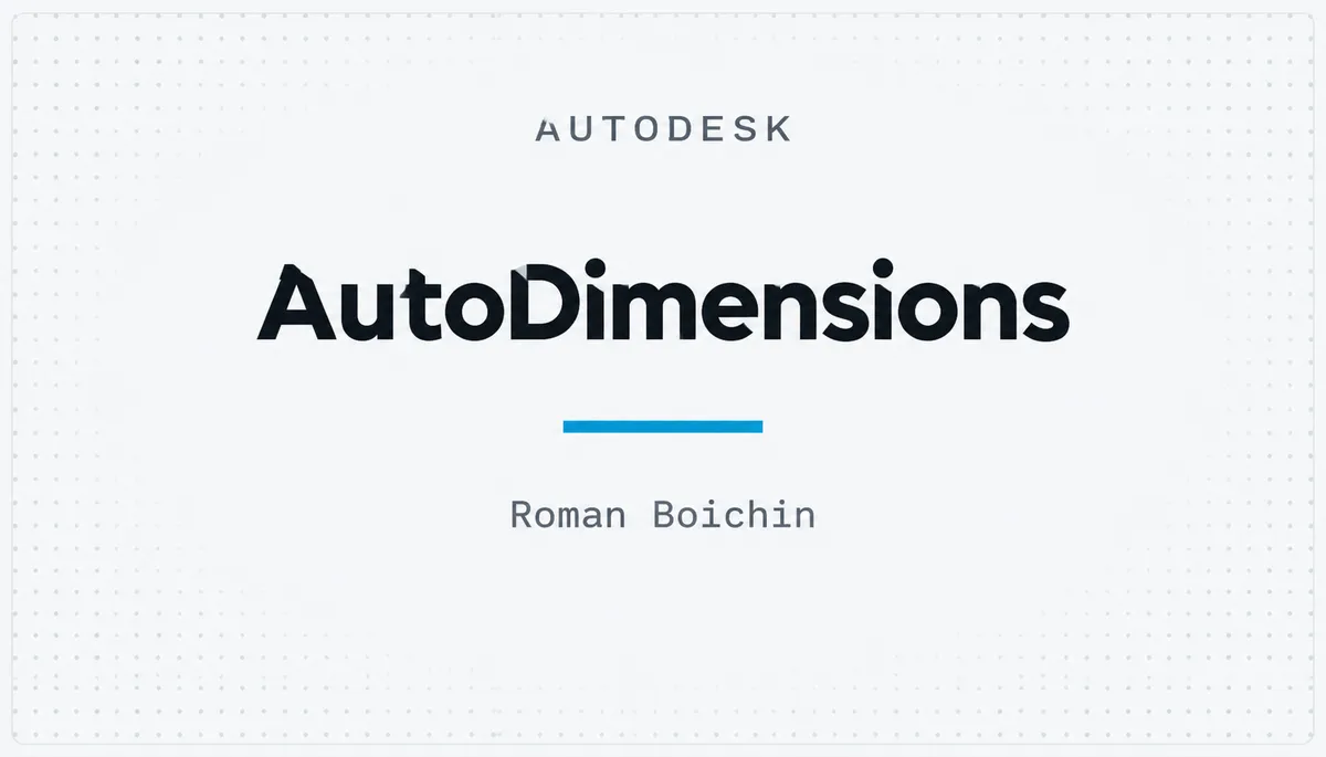 AutoDimensions — cover image