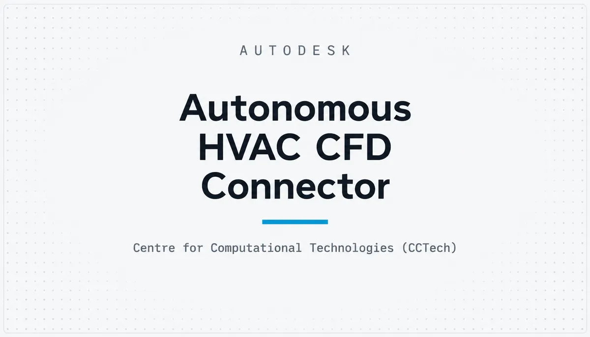 Autonomous HVAC CFD Connector — cover image