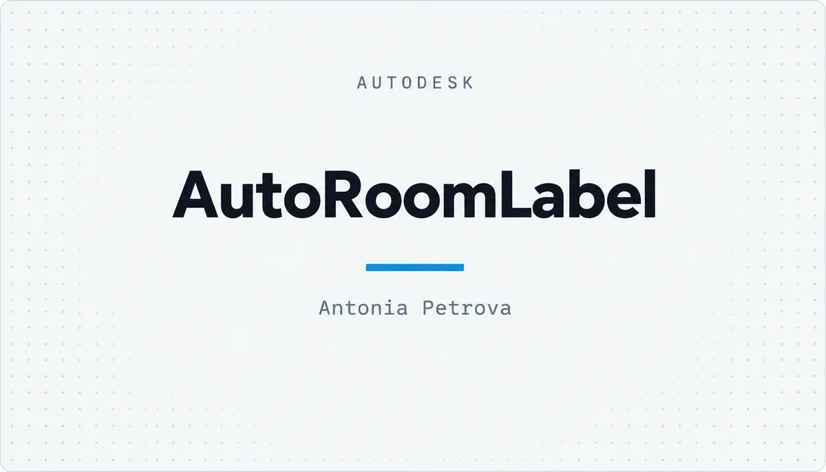 AutoRoomLabel — cover image