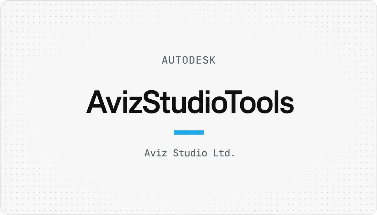 AvizStudioTools — cover image