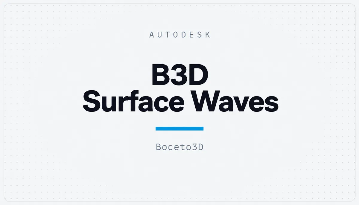 B3D Surface Waves — cover image