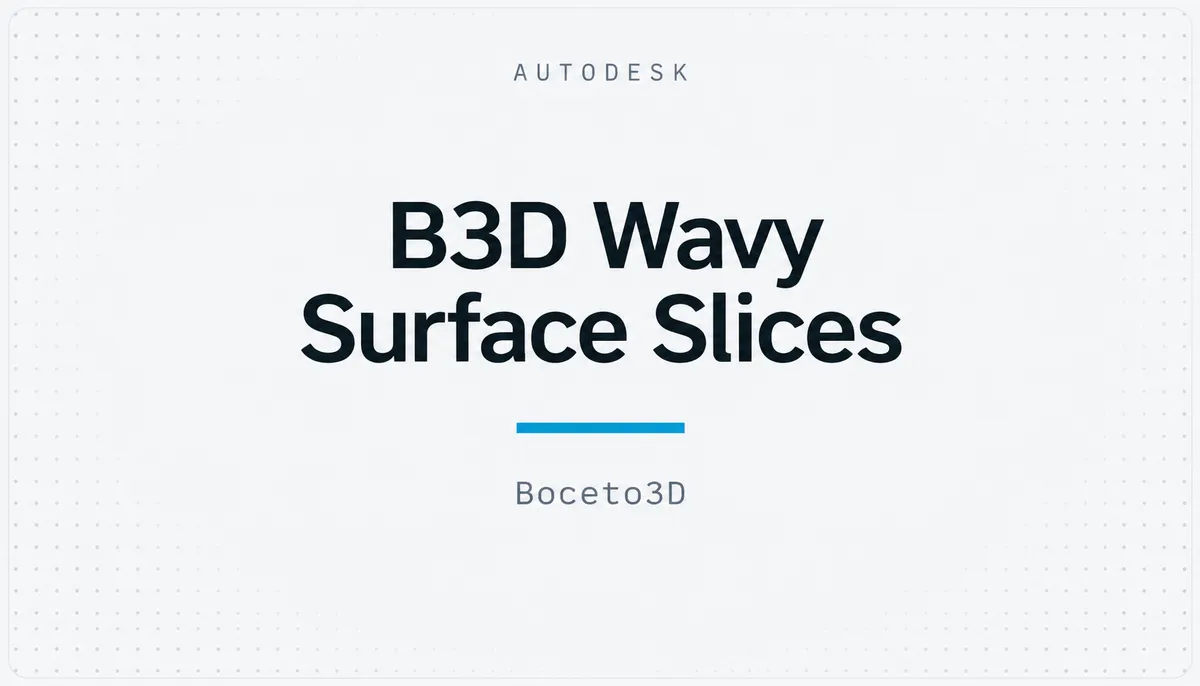B3D Wavy Surface Slices — cover image