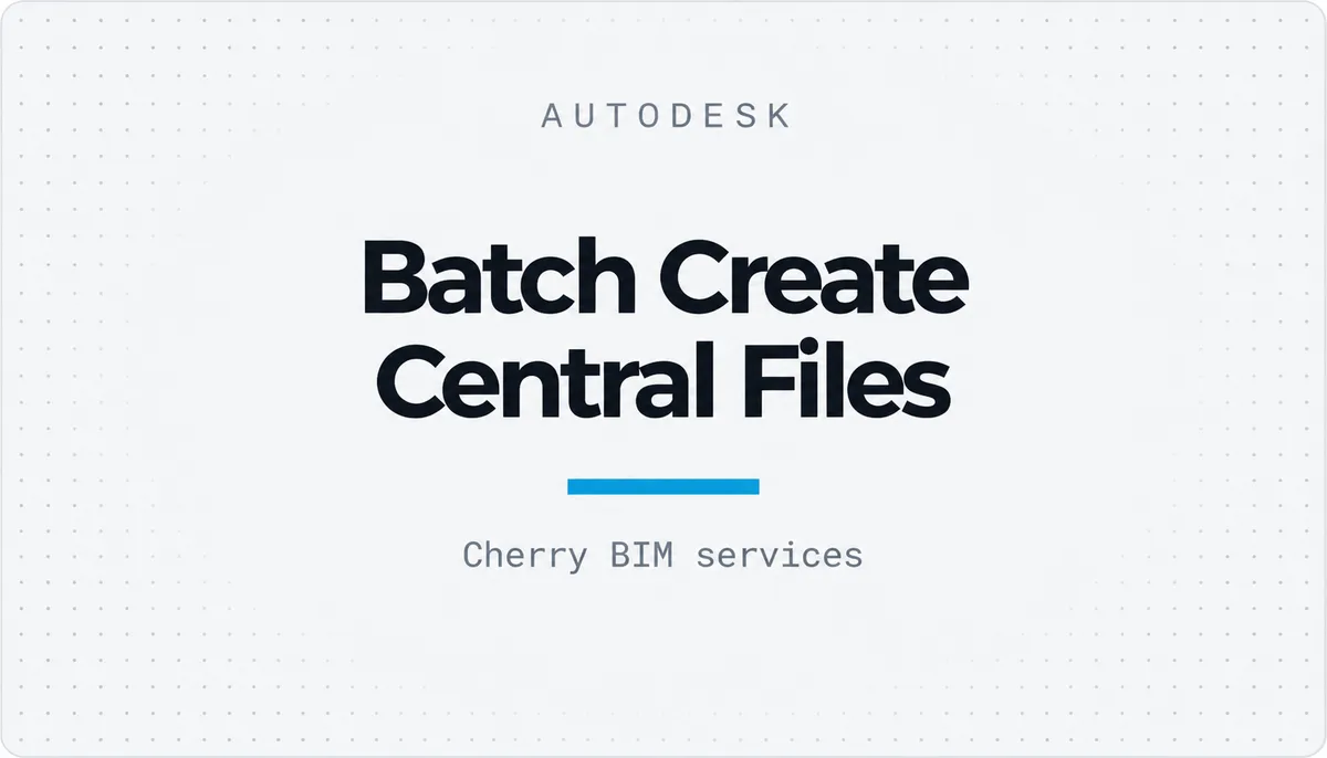 Batch Create Central Files — cover image