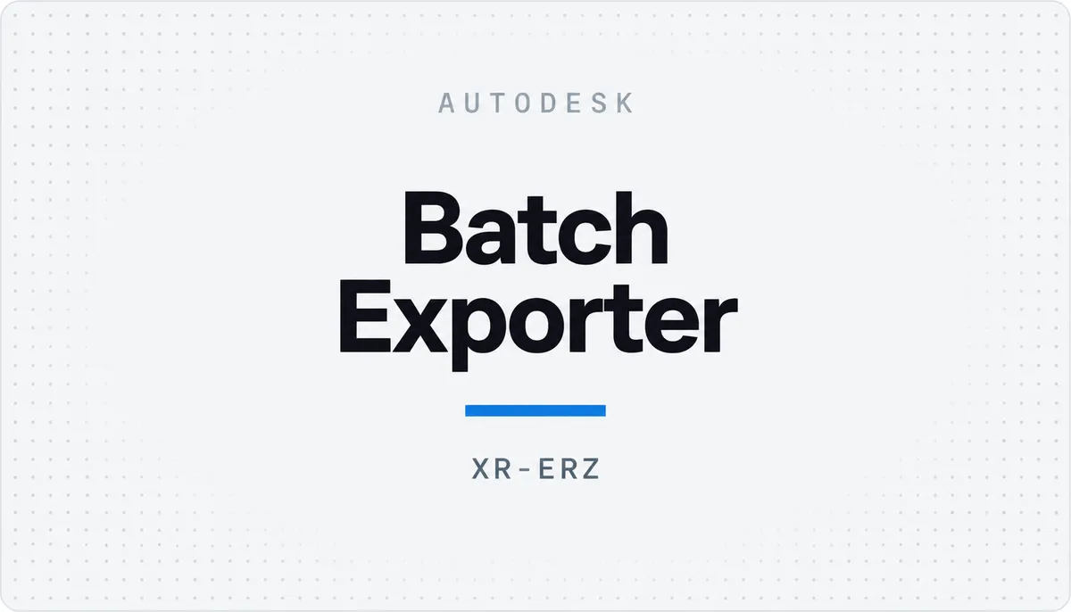 Batch Exporter — cover image