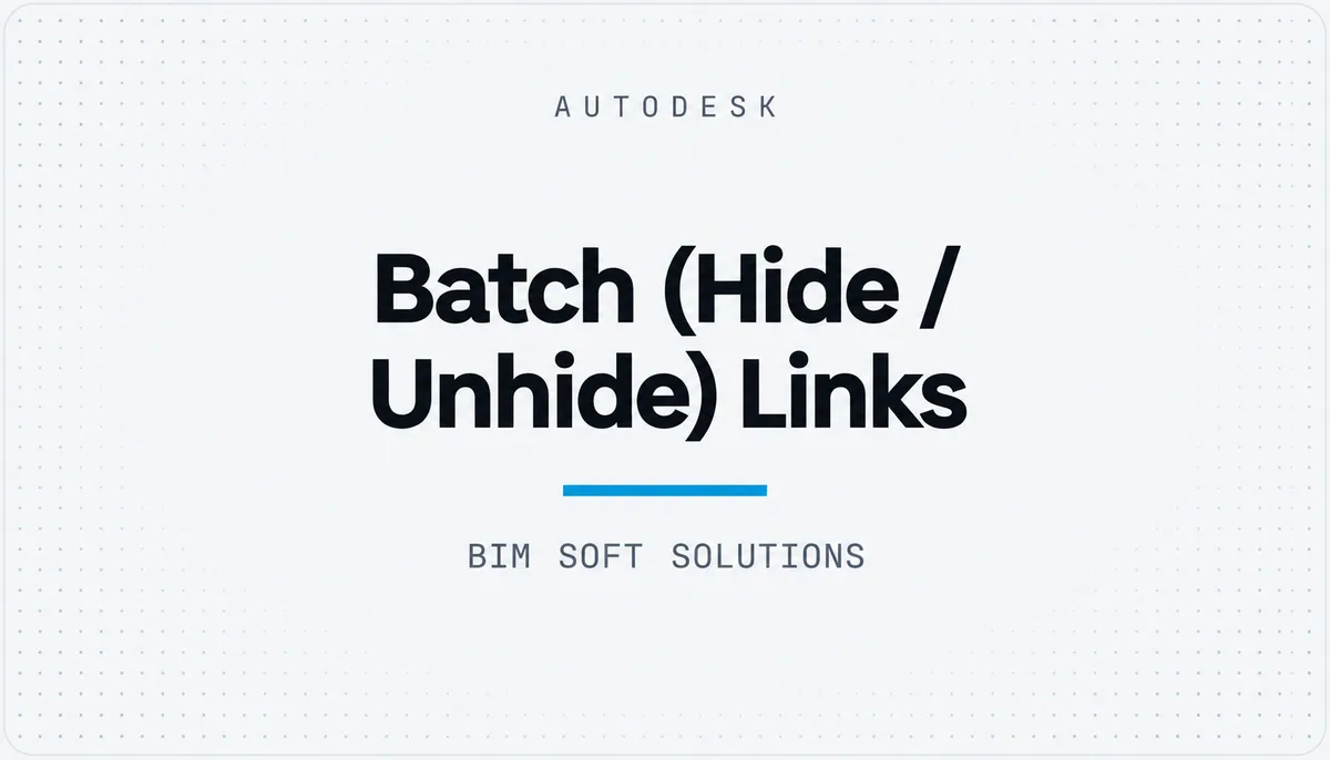 Batch (Hide / Unhide) Links — cover image