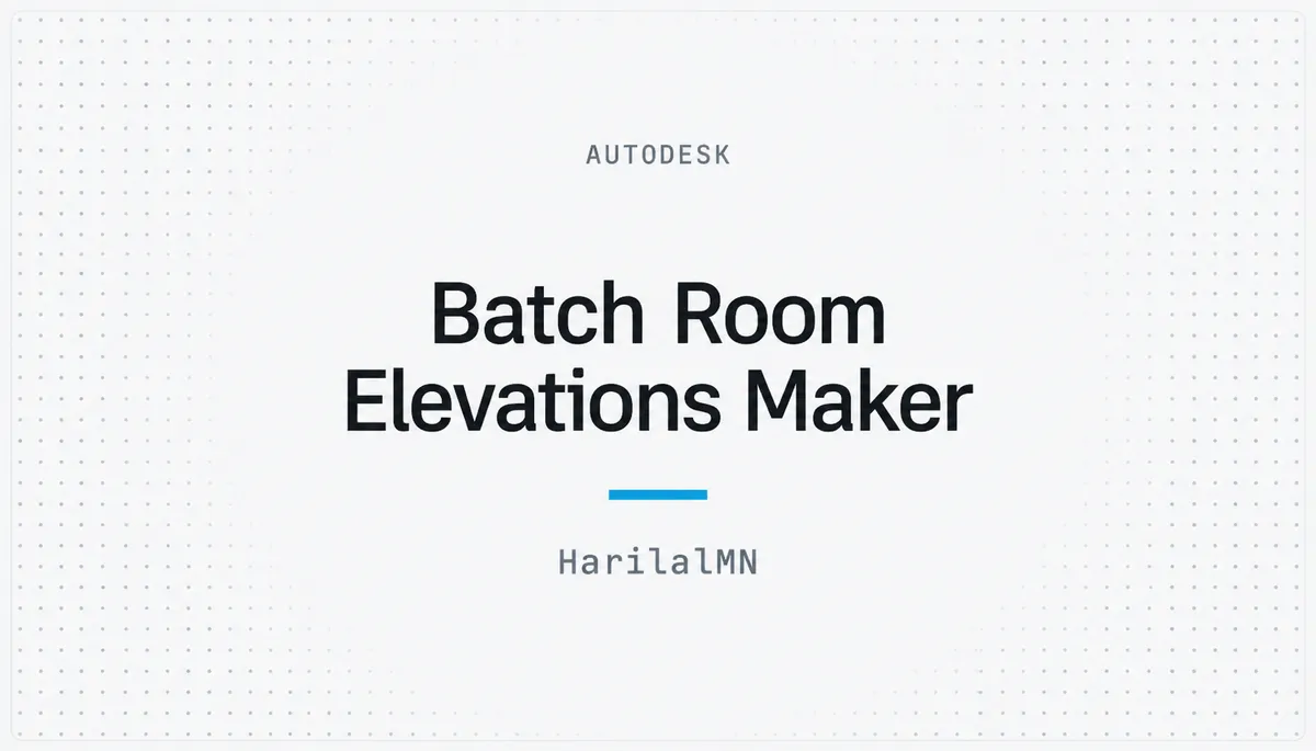 Batch Room Elevations Maker — cover image