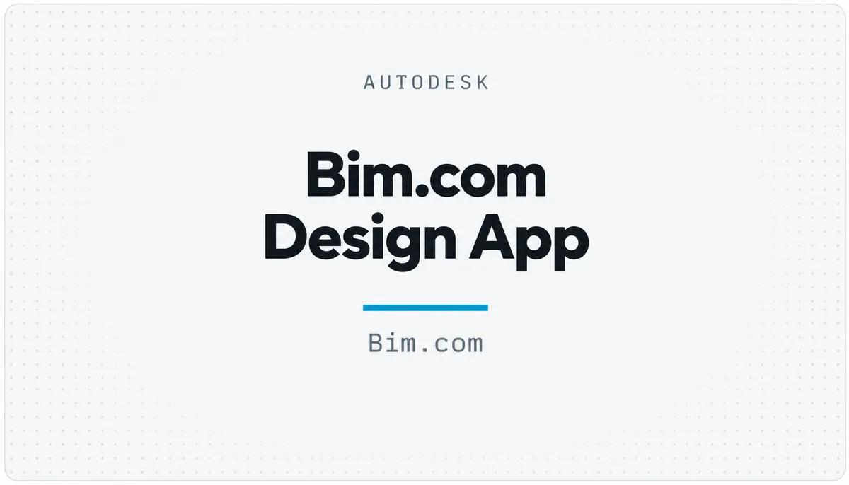 Bim.com Design App — cover image