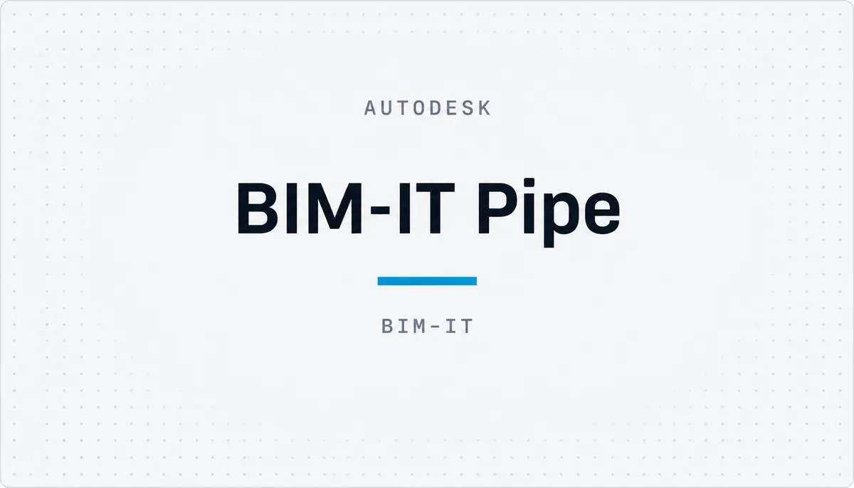 BIM-IT Pipe — cover image