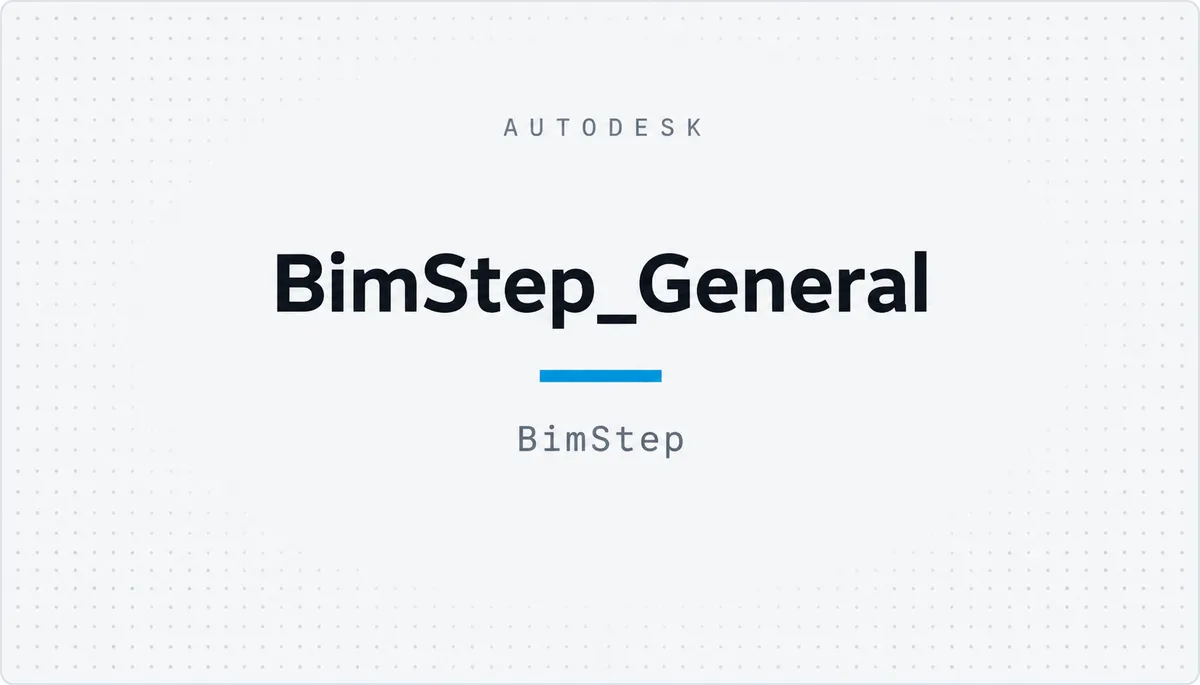 BimStep_General — cover image