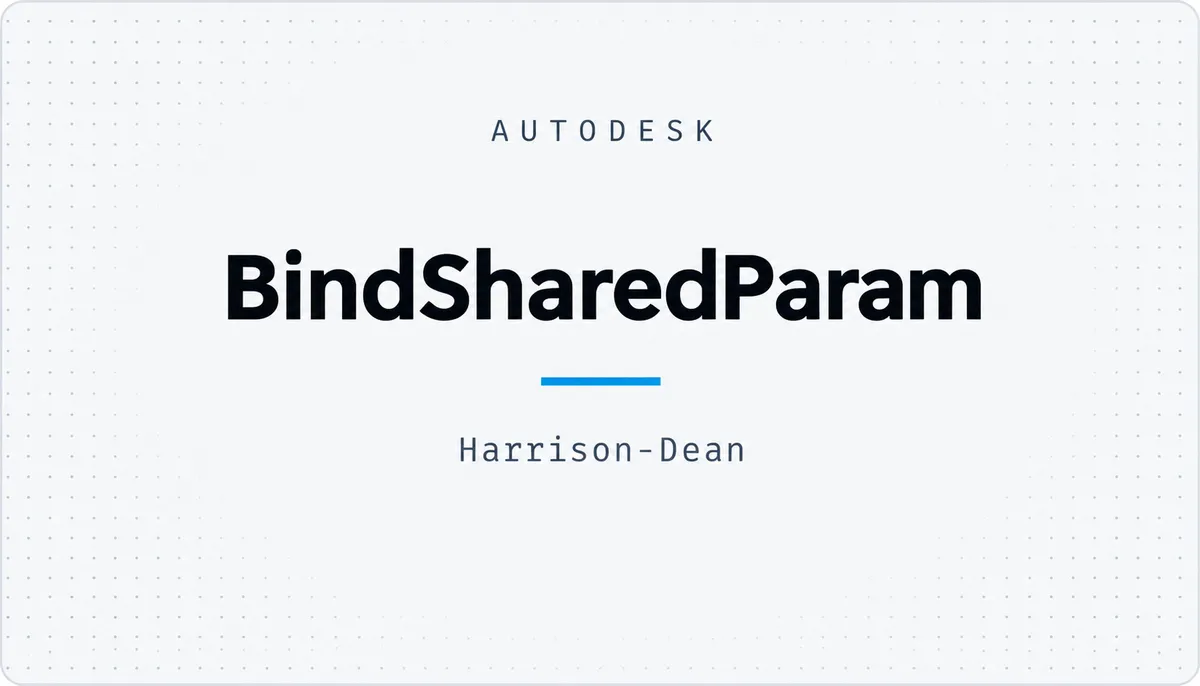 BindSharedParam — cover image