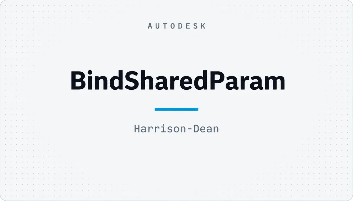 BindSharedParam — cover image