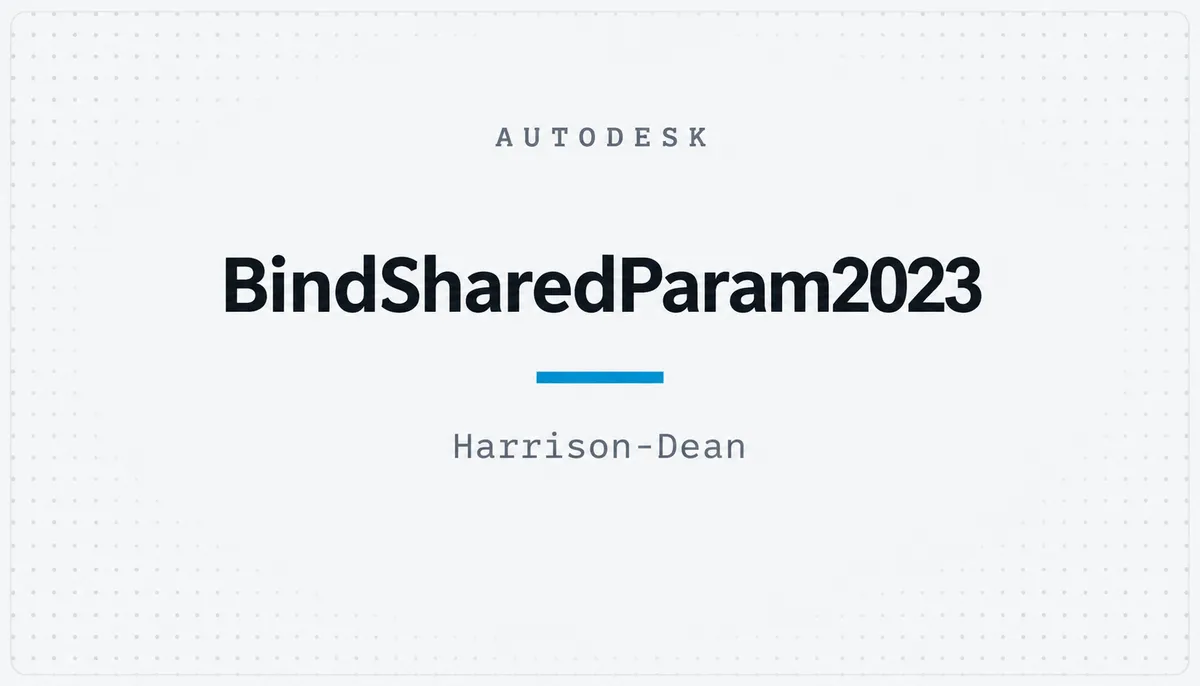 BindSharedParam2023 — cover image