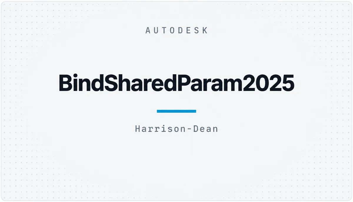 BindSharedParam2025 — cover image