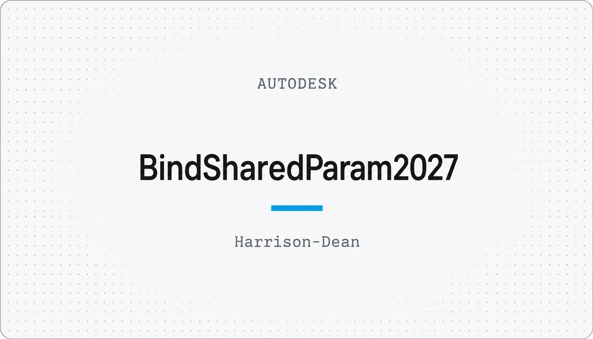 BindSharedParam2027 — cover image