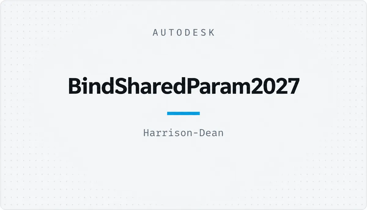 BindSharedParam2027 — cover image