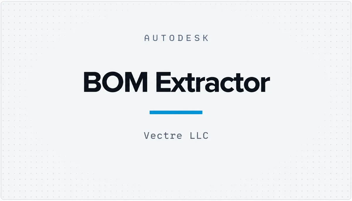 BOM Extractor — cover image