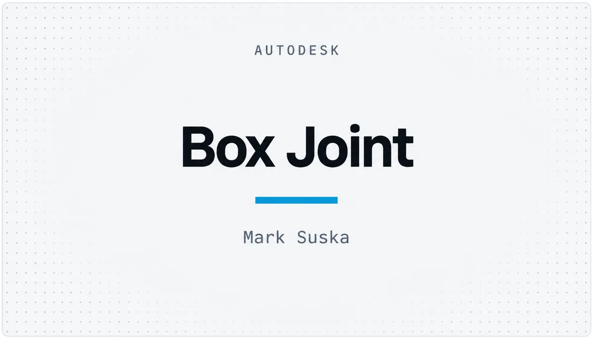 Box Joint — cover image