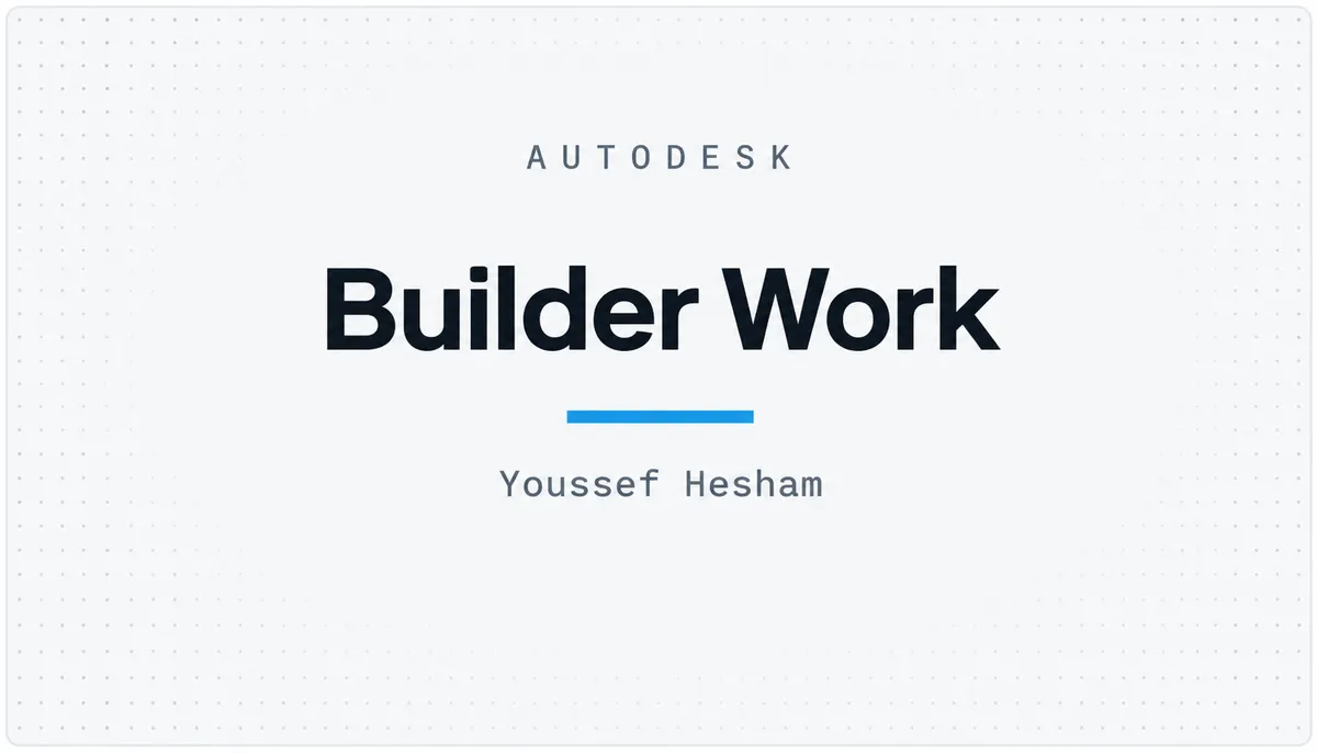 Builder Work — cover image