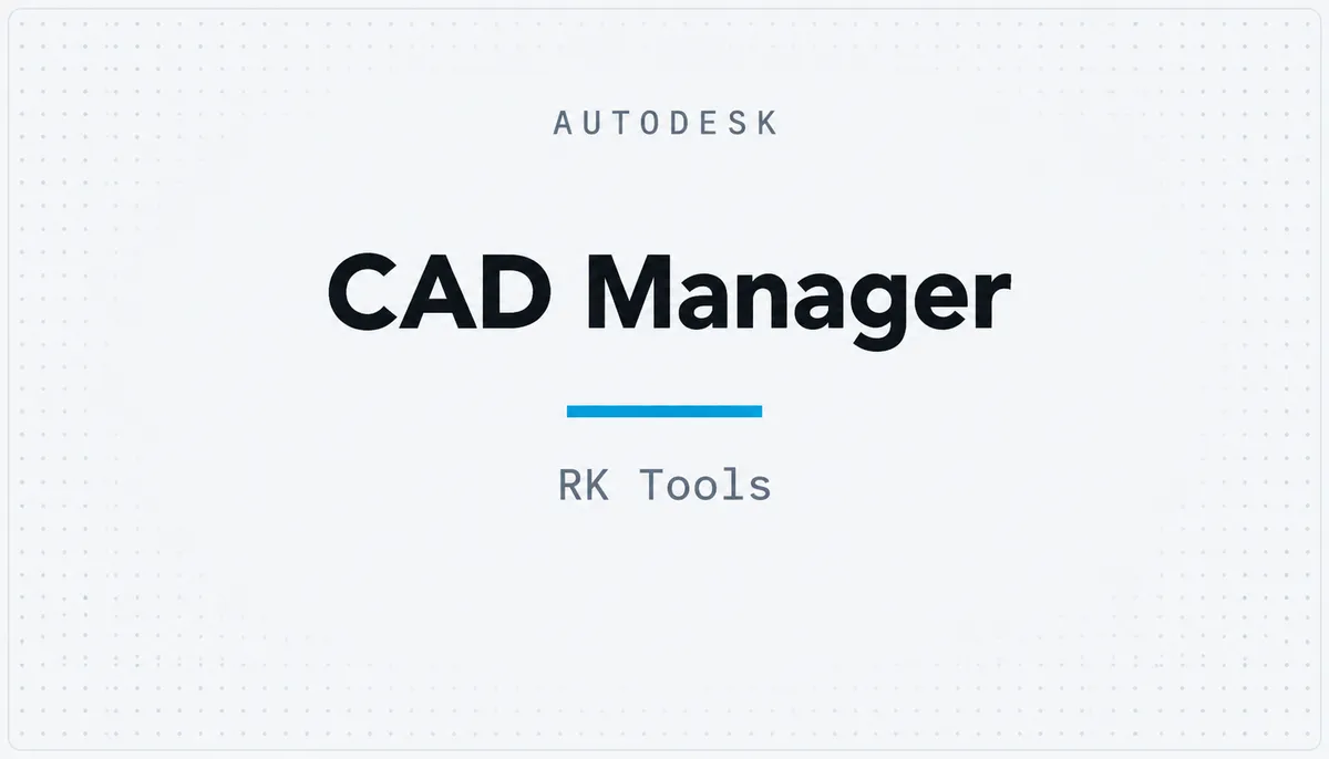 CAD Manager — cover image