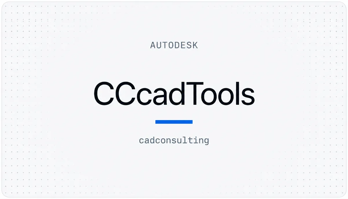 CCcadTools — cover image