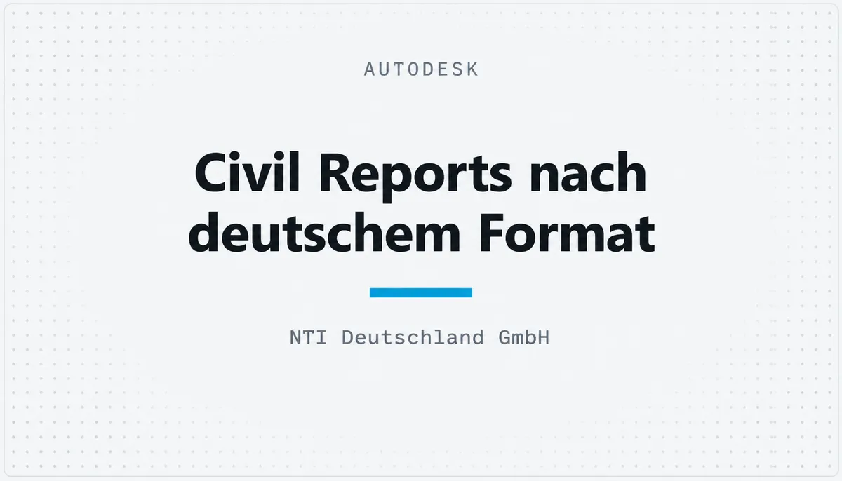 Civil Reports nach deutschem Format — cover image