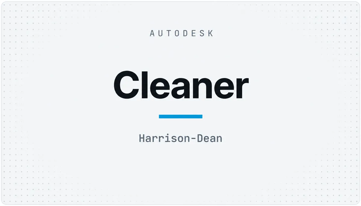 Cleaner — cover image