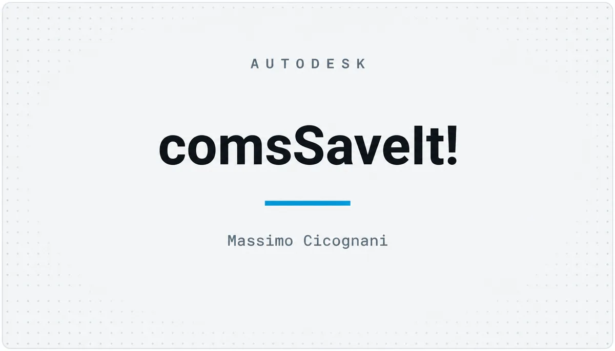 comsSaveIt! — cover image