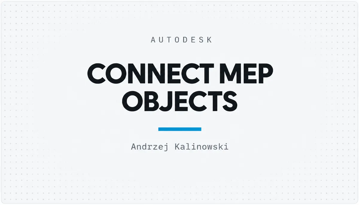CONNECT MEP OBJECTS — cover image