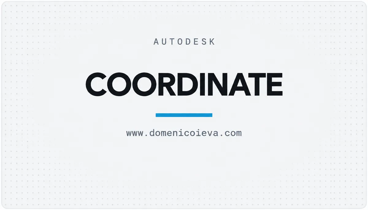 COORDINATE — cover image