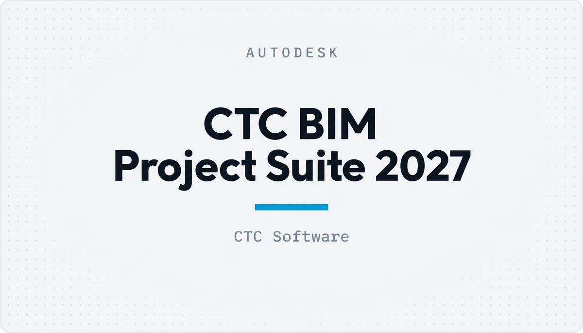 CTC BIM Project Suite 2027 — cover image