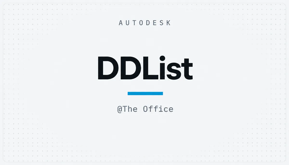 DDList — cover image