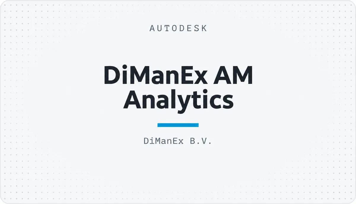DiManEx AM Analytics — cover image
