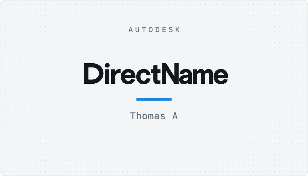 DirectName — cover image