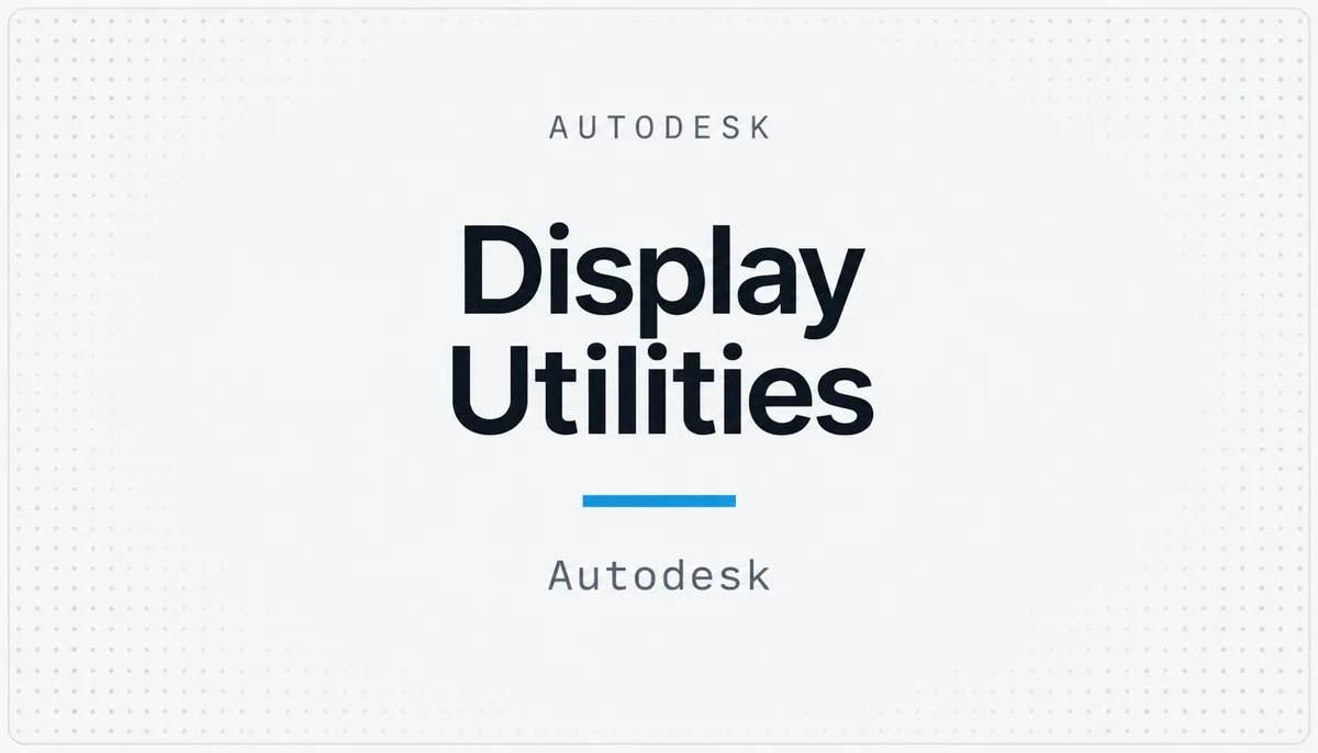 Display Utilities — cover image