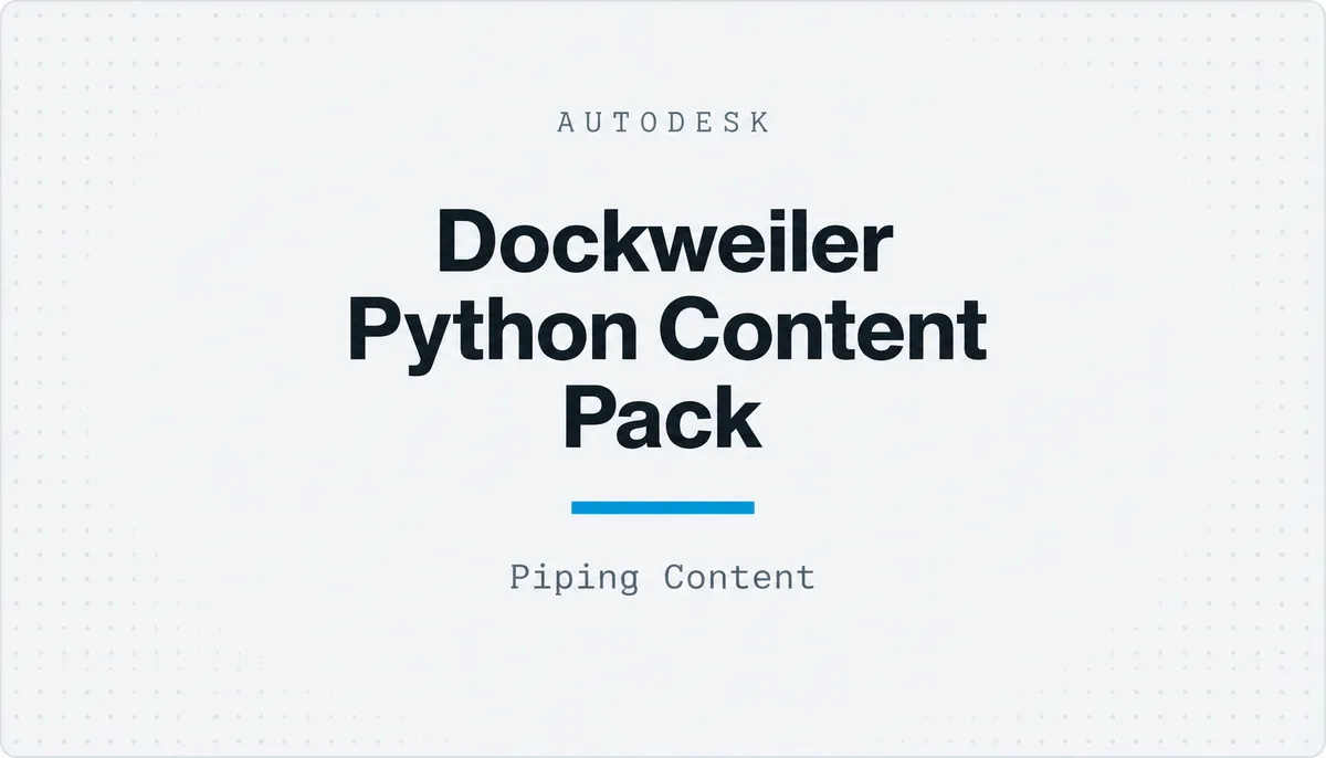 Dockweiler Python Content Pack — cover image