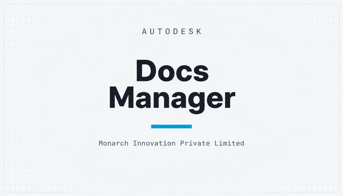 Docs Manager — cover image