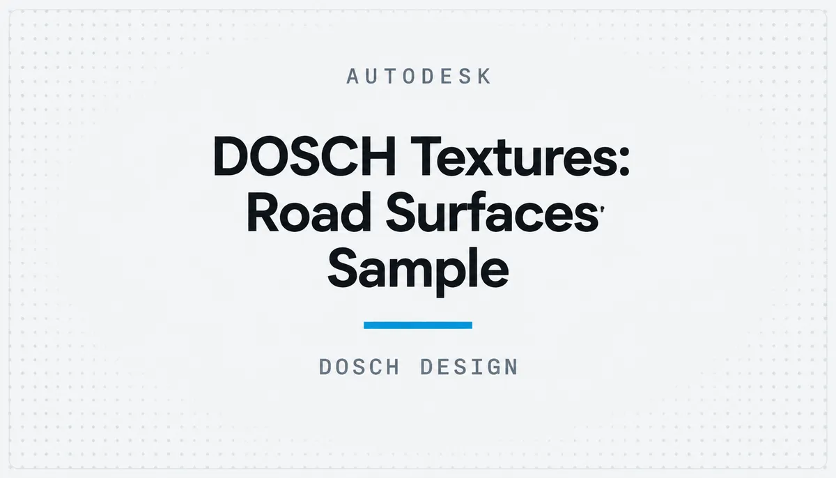 DOSCH Textures: Road Surfaces Sample — cover image