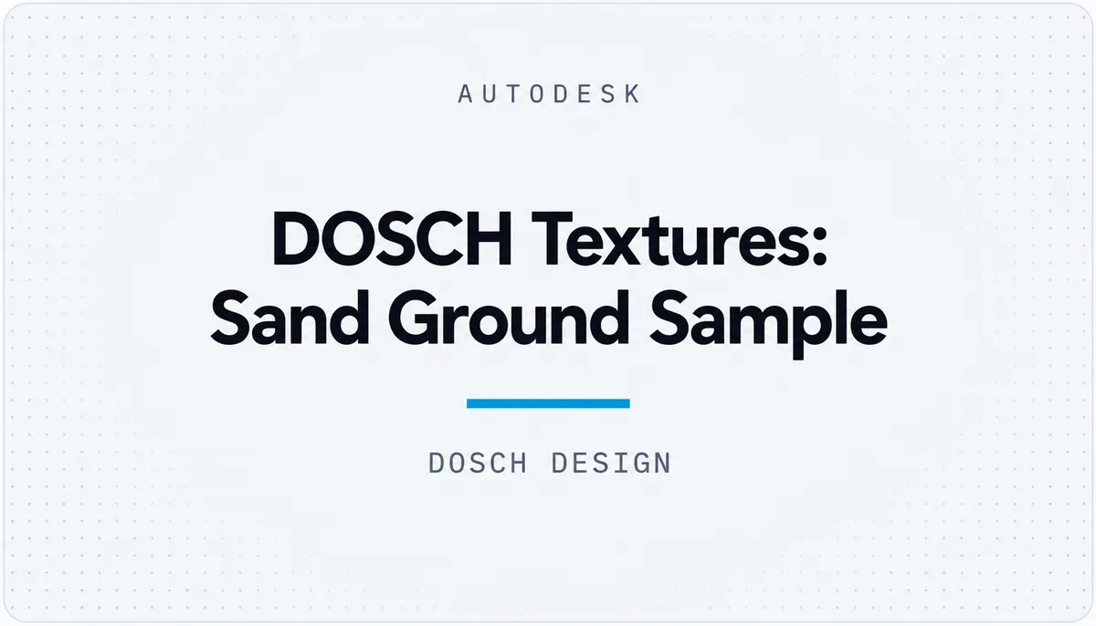 DOSCH Textures: Sand Ground Sample — cover image