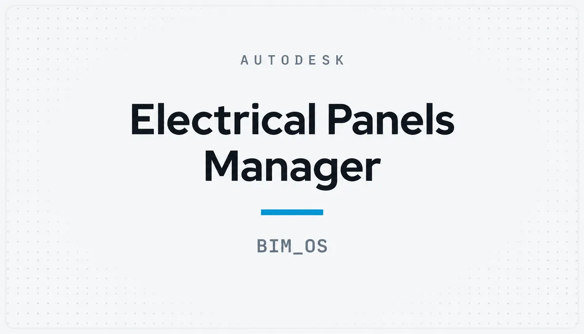 Electrical Panels Manager — cover image