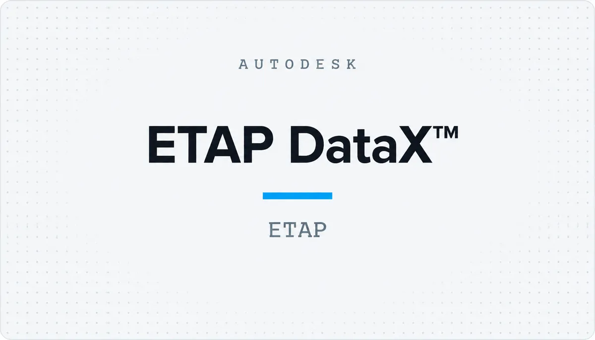 ETAP DataX™ — cover image