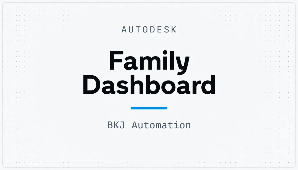 Family Dashboard — cover image